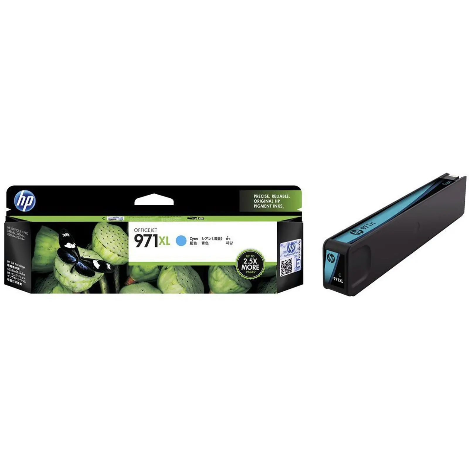 Original HP 971XL Cyan Ink Cartridge Toner CN626AA Officejet Pro - Electronics