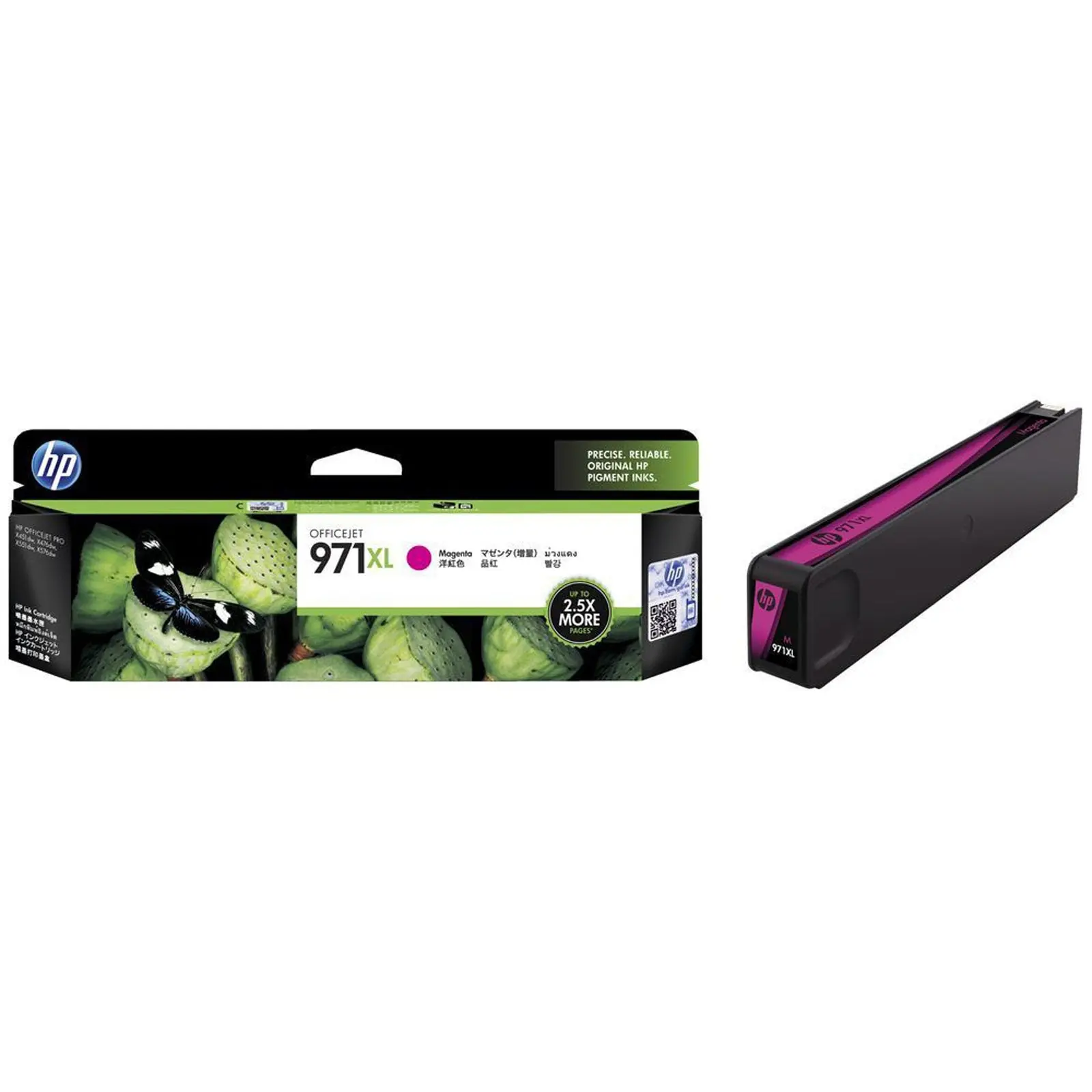 Original HP 971XL Magenta Ink Cartridge Toner CN627AA Officejet Pro - Electronics