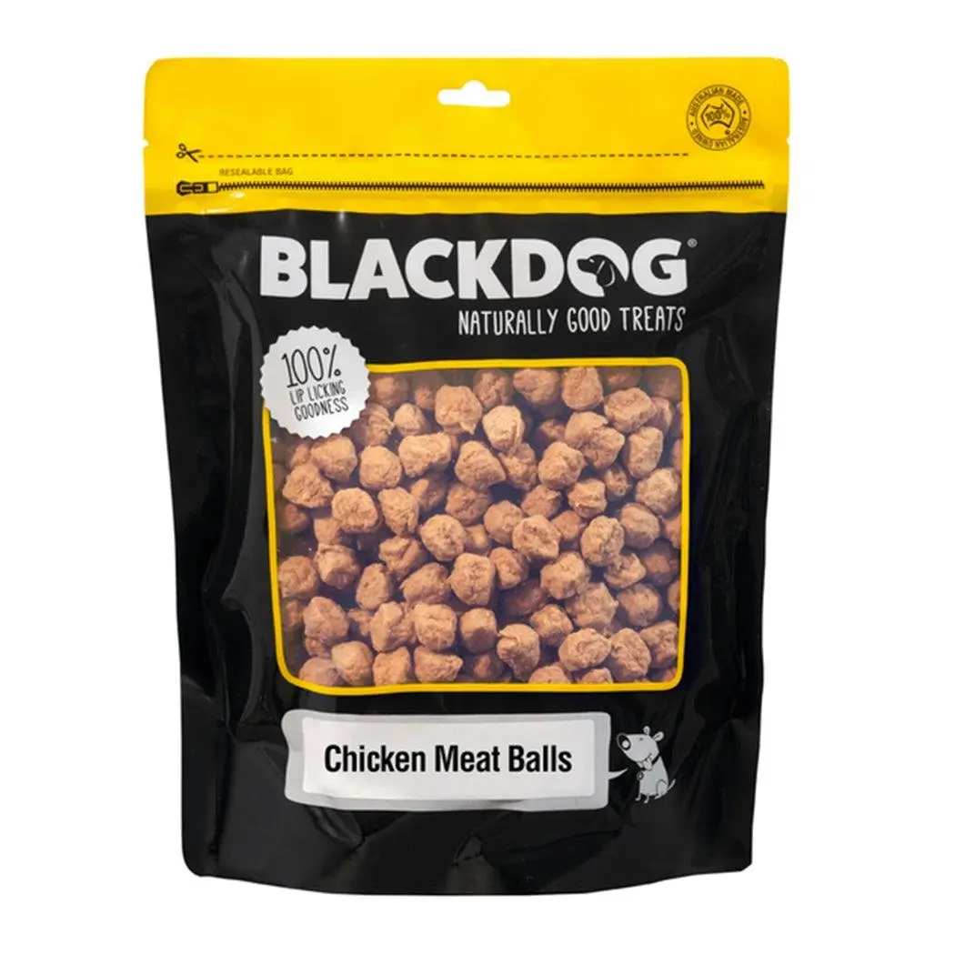 Blackdog Dog Treats Chicken Meat Balls 180g - Pets