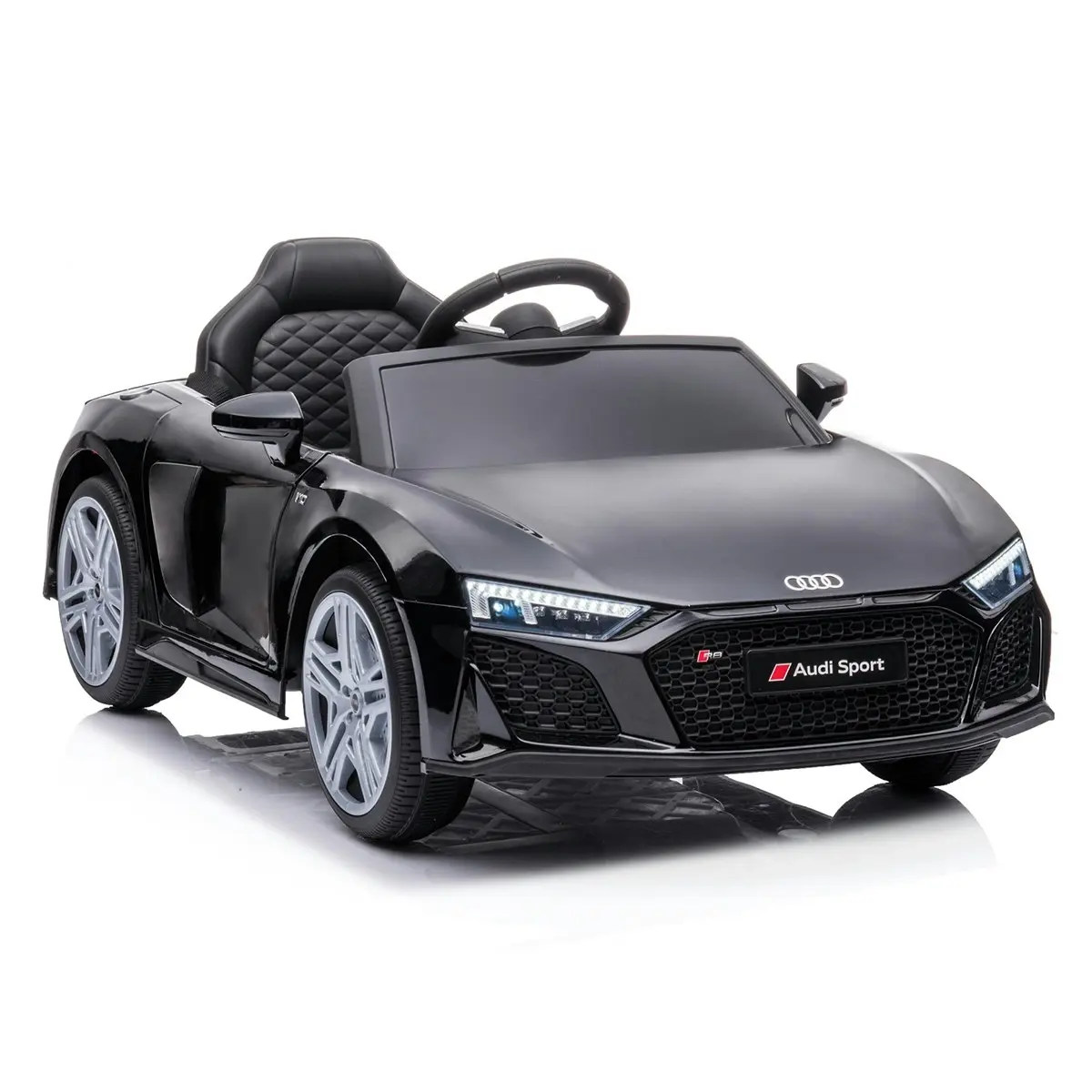 Audi Sport Licensed Kids Electric Ride On Car Remote Control Black - Toys & Games