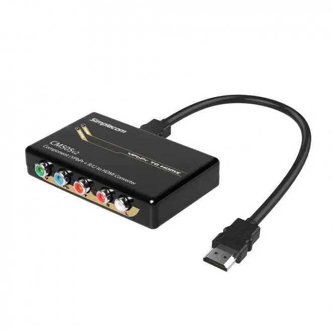 Simplecom CM505v2 Female Component to Male HDMI Converter Full HD 1080p Adapter - Electronics