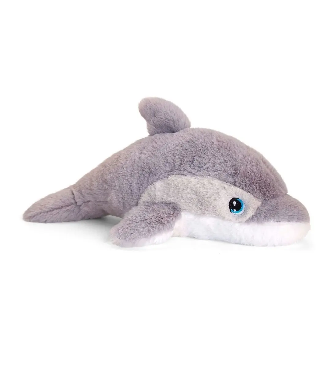 Keeleco 25cm Dolphin Kids/Toddler Soft Animal Plush Stuffed Toy 3y+ Grey - Toys & Games