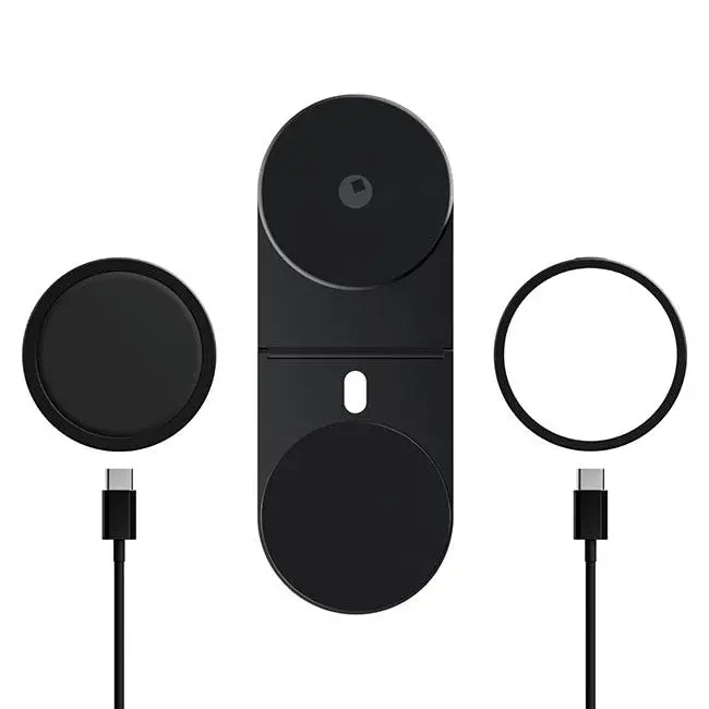 Rolling Square EDGE Pro Full Kit MagSafe Modular Kit 15W Wireless Charger and Edge Pro Light - Black