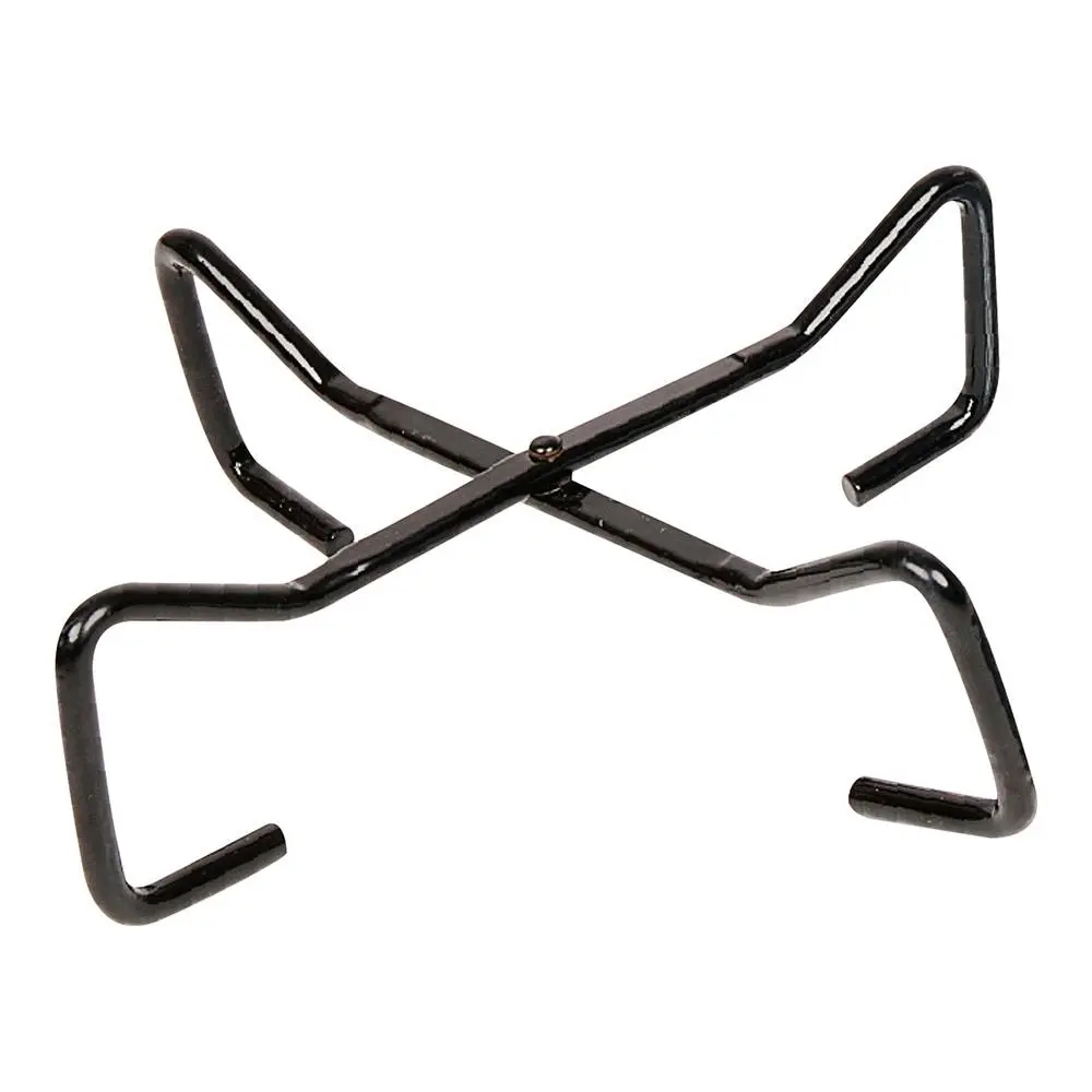 Wildtrak Foldable 20cm Metal Cooking Base Outdoor Camping Cookware Stand Black - Sports & Outdoor