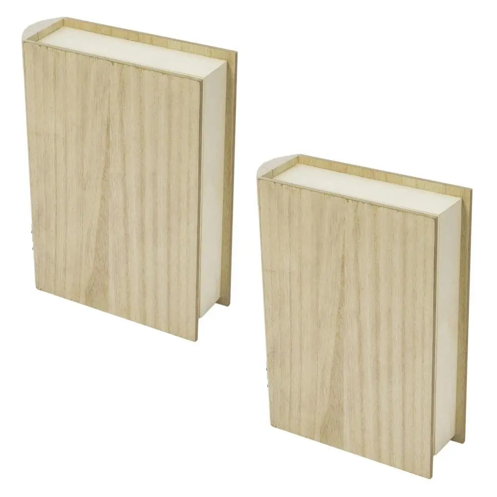 2x Boyle Craft 28x20cm Storage Book Box Kids/Adult DIY Art Home/Room Decor Large - Home & Garden