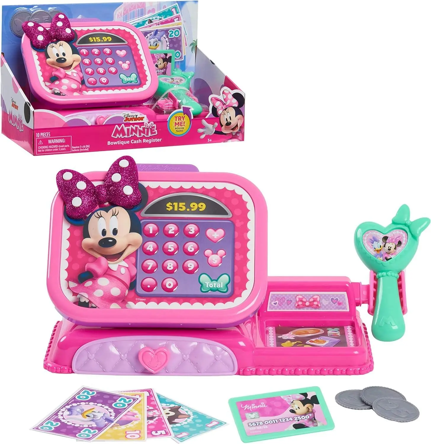 Minnie's Happy Helpers Bowtique Cash Register - Toys & Games