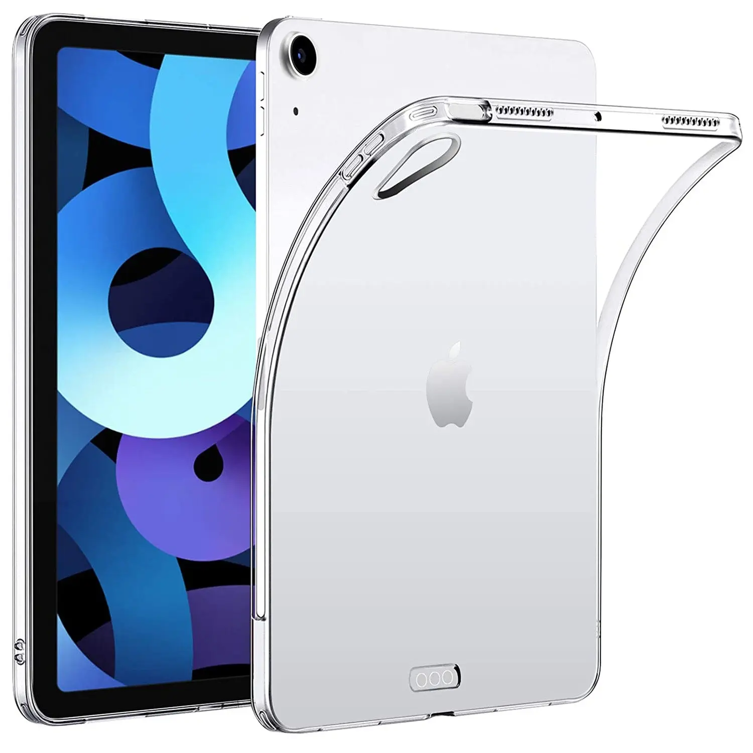 MEZON Apple iPad Air 10.9" (2020) Crystal Clear Transparent Ultra Slim Soft TPU Gel Back Case Apple Pencil Compatible - Electronics