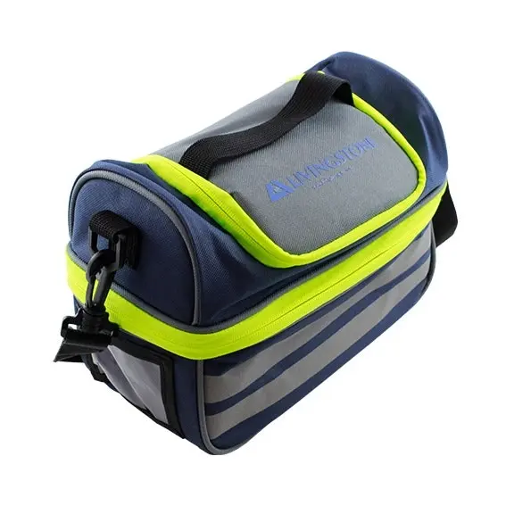 Livingstone Insulated Vaccine Cooler Bag 24 x12 x19cm 5.5L 600D PVC Coated Polyester 3 Compartments with Zipper - Home & Garden
