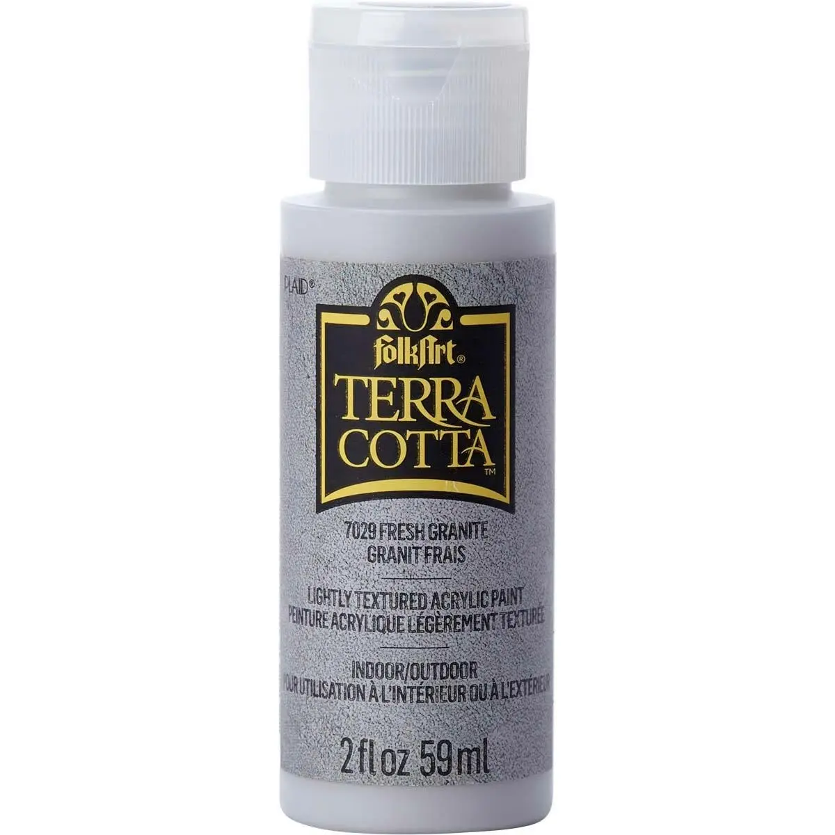 Plaid FolkArt Terra Cotta 59ml Acrylic Art Paint Fresh Granite Textured Finish - Hobbies