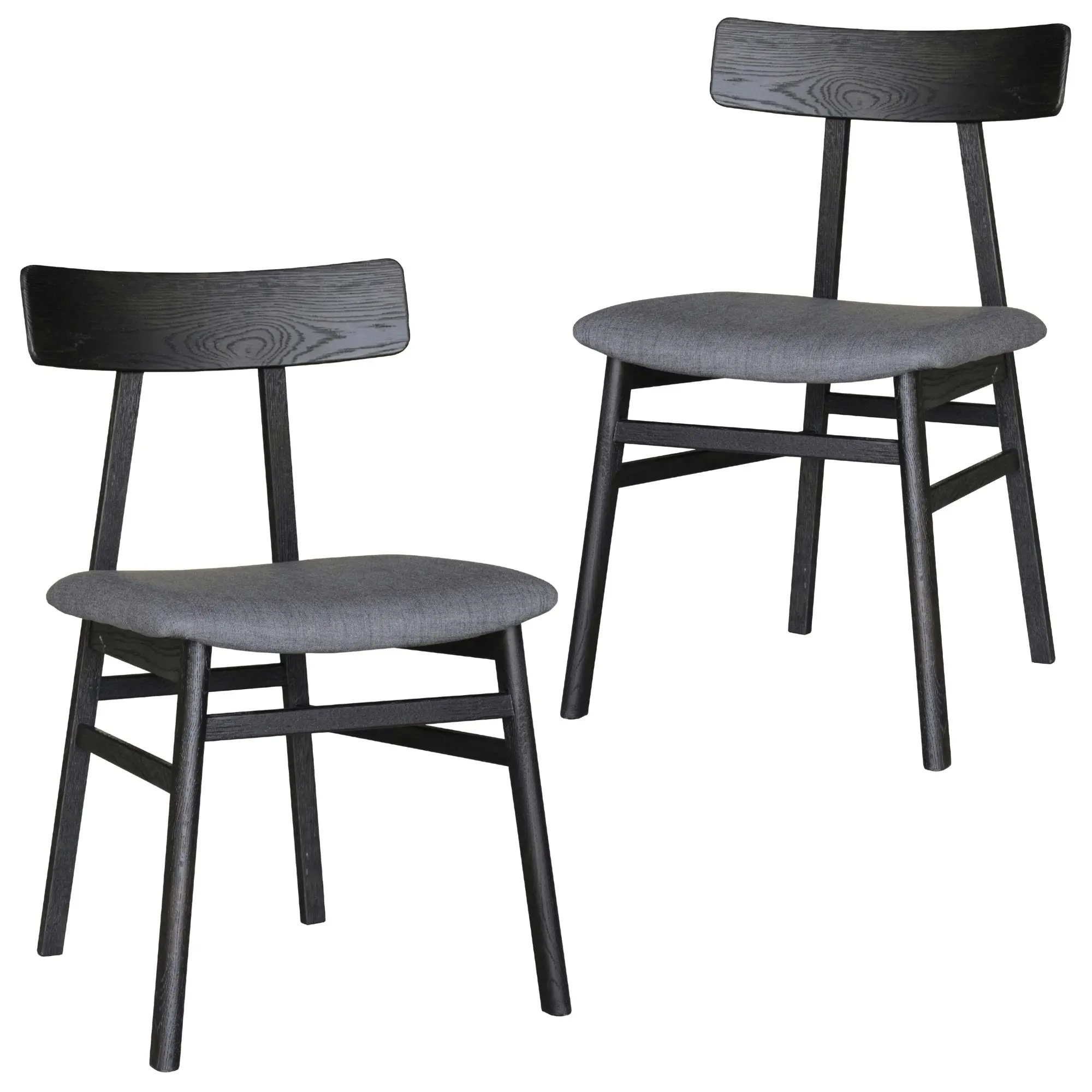 Claire 2pc Set Dining Chair with Fabric Seat - Furniture
