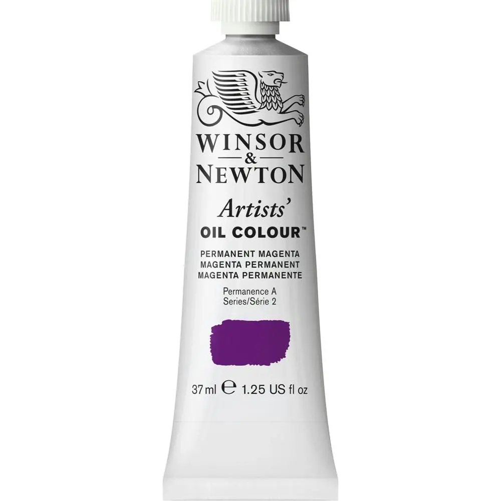 Winsor & Newton Artists Oil Colour 37ml Paint Tube Permanent Magenta Series 2 - Hobbies