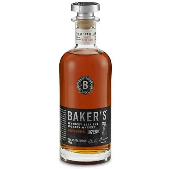 Baker's 7 Years Old Kentucky Straight Single Barrel Whisky 750ml - Alcohol