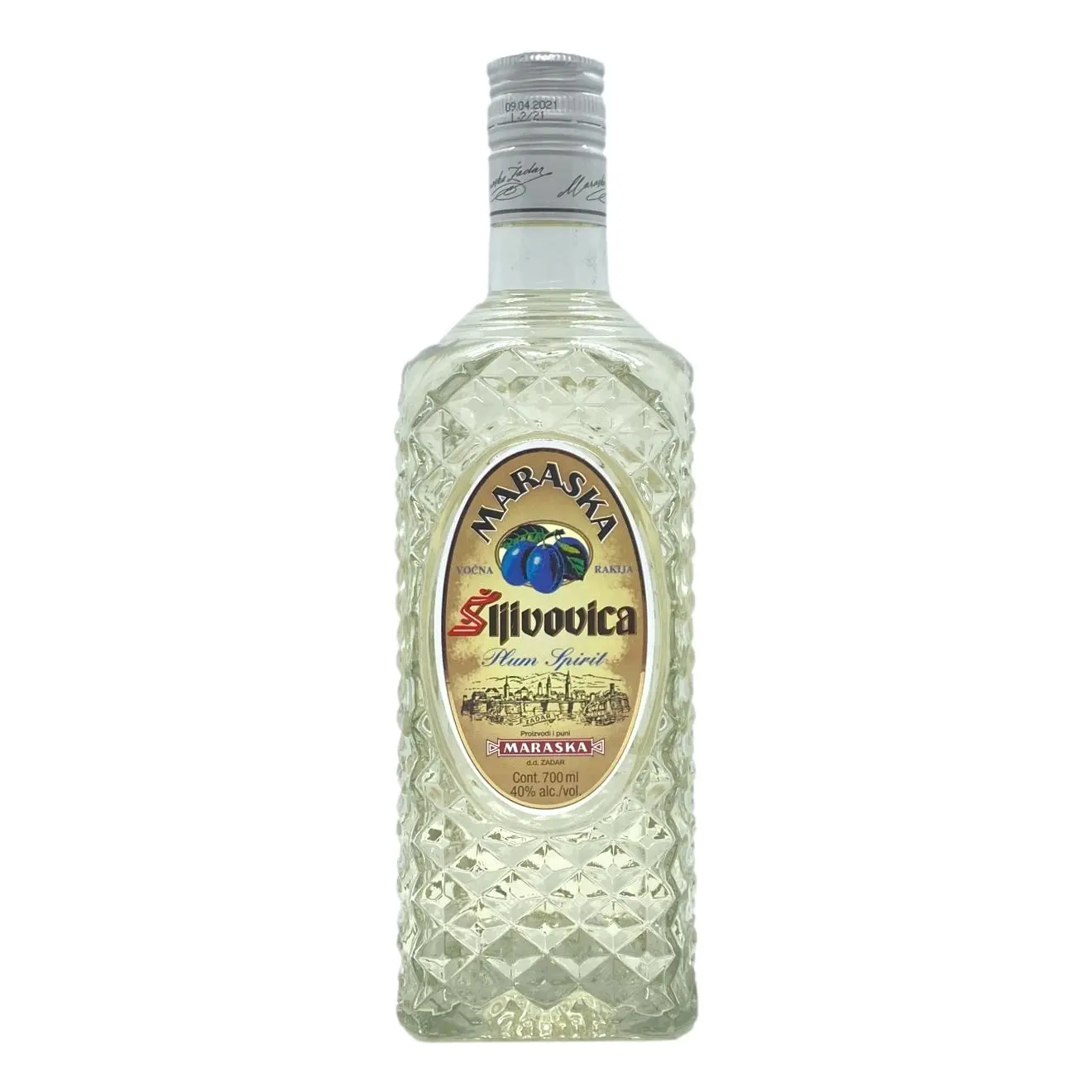 Maraska Slijivovica Plum Brandy 700ml - Alcohol