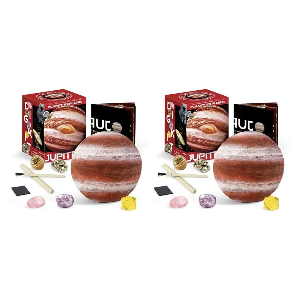 2PK Kaper Kidz Planet Xplore Jupiter Dig & Excavation Childrens Science Kit 6y+ - Toys & Games