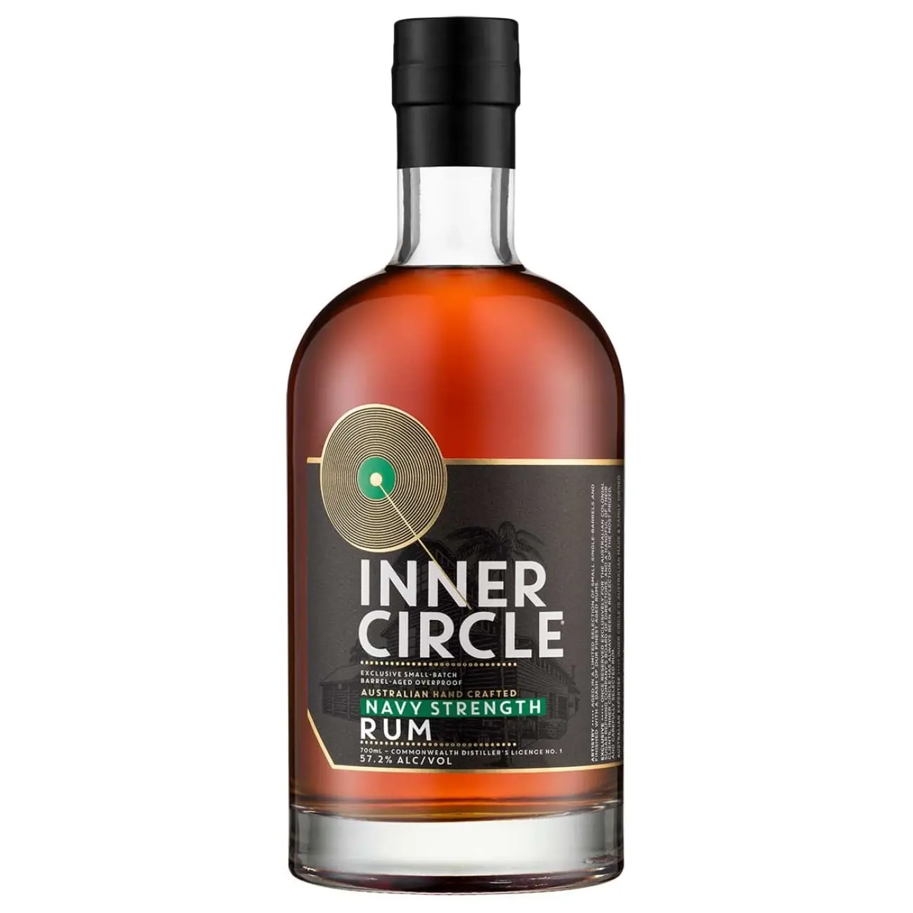 Inner Circle Green Dot 5 Year Old Navy Strength Rum 700ml - Alcohol