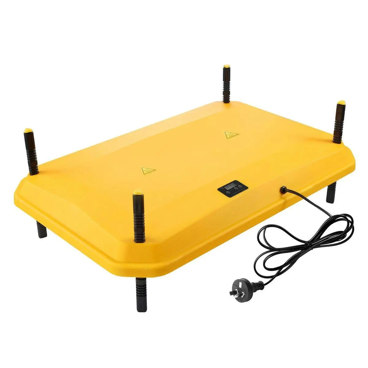 Pet Scene Chick Brooder Heating Plate Warmer Chicken Coop Brooding Heater Poultry Duckling Chook 40x60cm 40 to 50 Chicks Adjustable Height - Pets