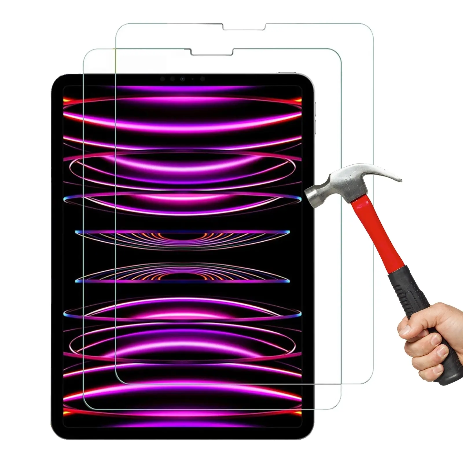 2pcs Tempered Glass Screen Protector for Apple iPad PRO 11'' 2021 4th Gen 2022 - Electronics