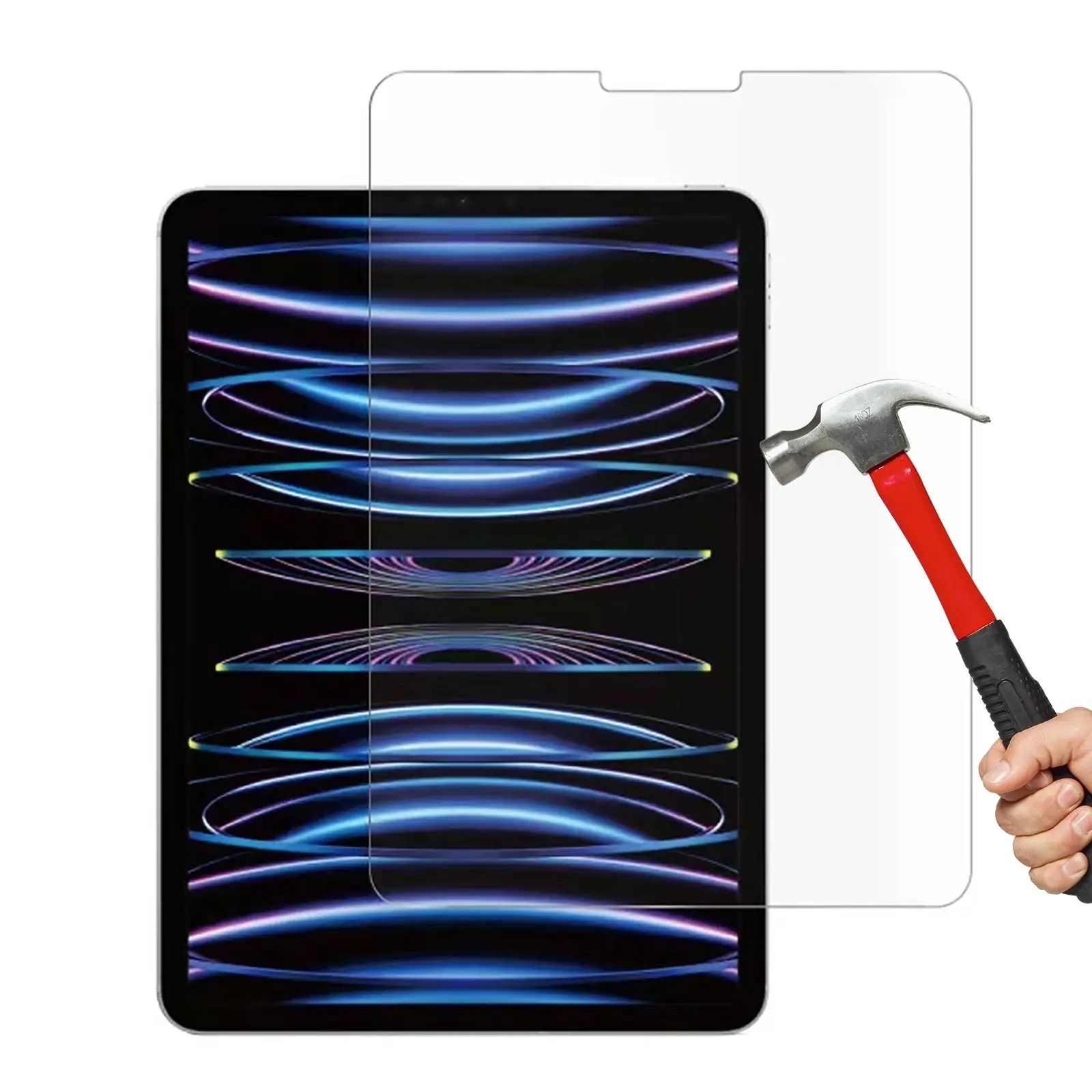 Tempered Glass Screen Protector Guard for Apple iPad Pro 12.9'' 6th Generation - Electronics