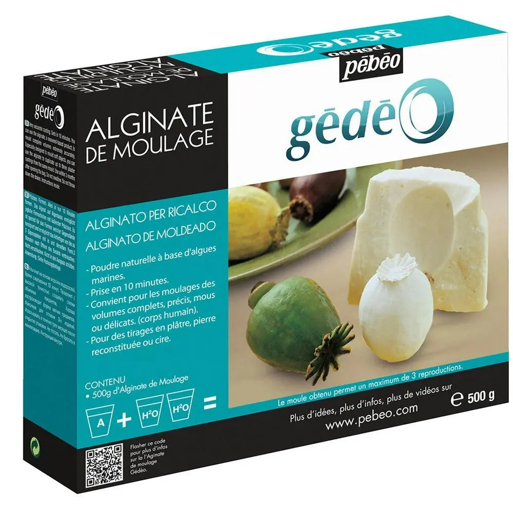 Pebeo Gedeo Alginate 500g Art And Craft Statue/Figure/Frame Molding Kit - Hobbies