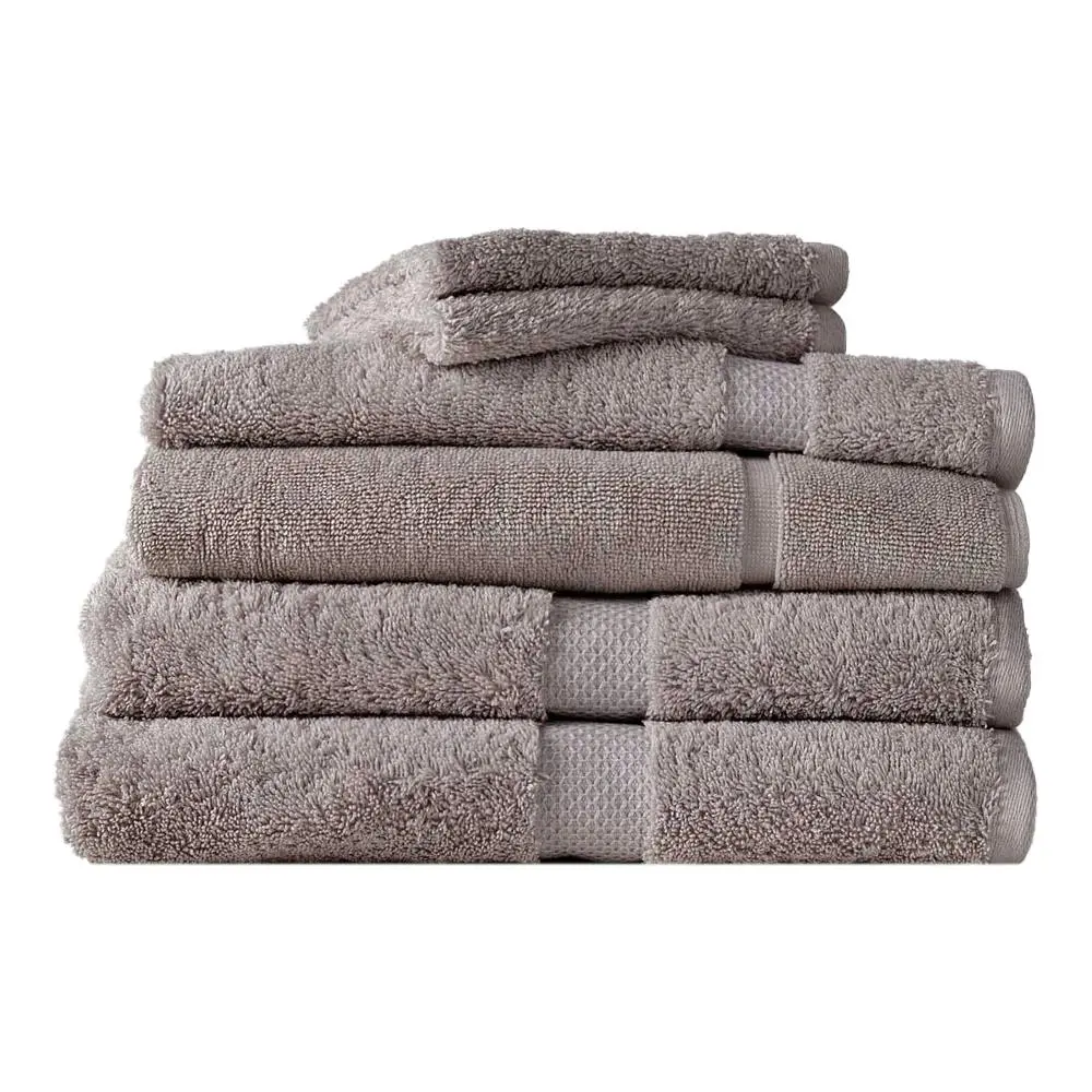 6pc Canningvale Royal Splendour Bathroom Towel Set Luxury Home Decor Storm Grey - Home & Garden