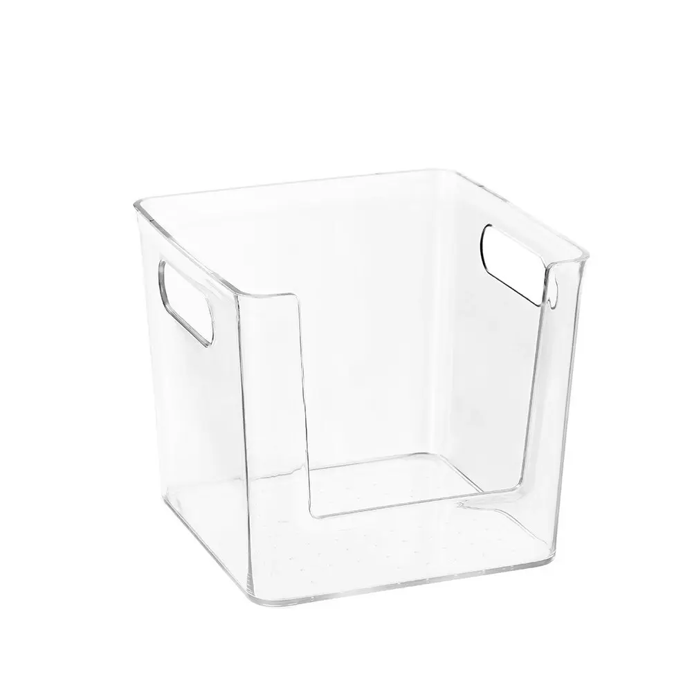 Boxsweden Crystal 16.5x14.5cm Pick Container Storage Home Organiser Small Clear - Home & Garden