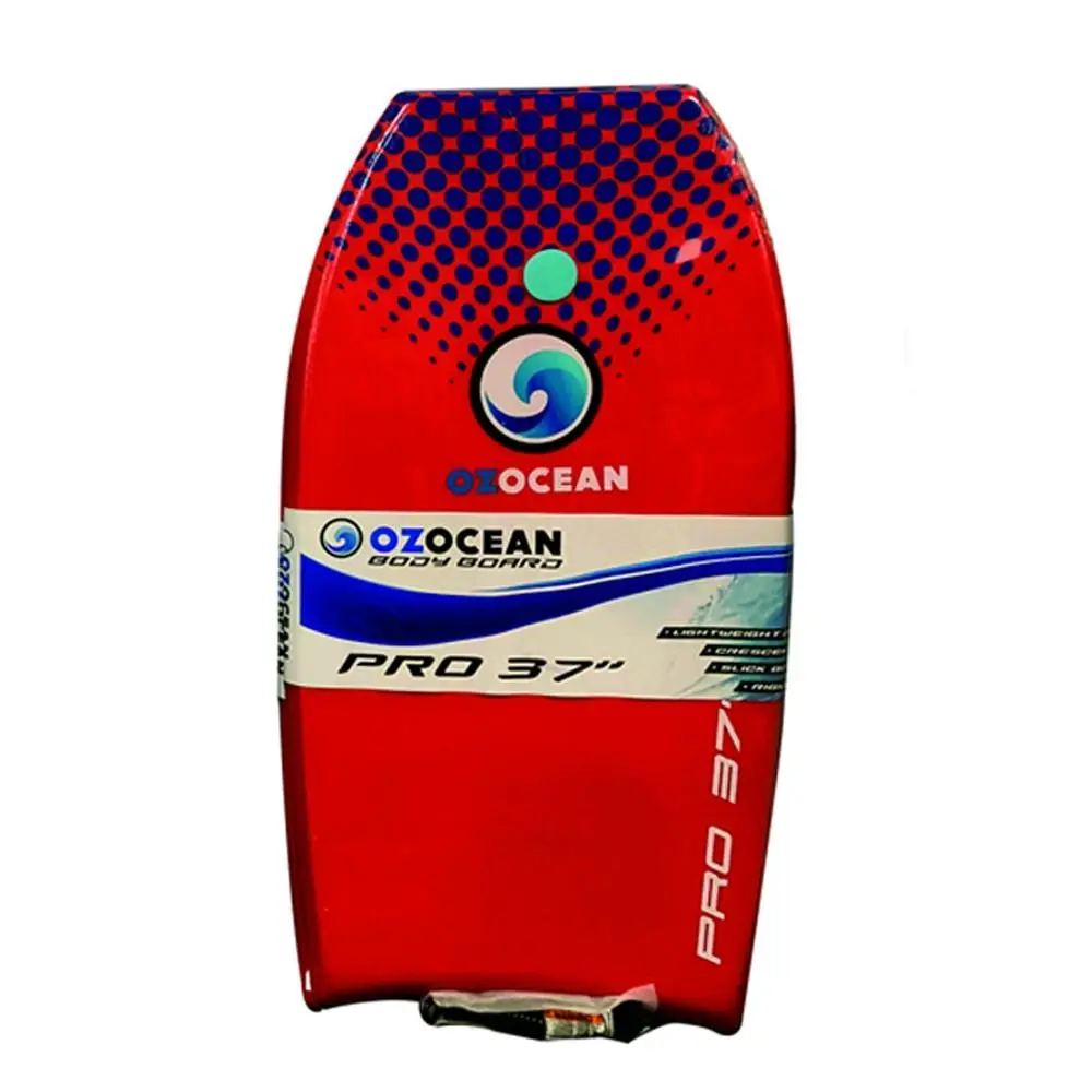 Oz Ocean Pro 82x48cm Eva Bodyboard w/Strap Beach Kick Board Floater Assorted - Sports & Outdoor