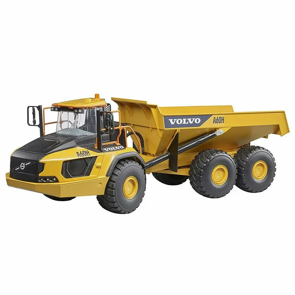 Bruder 1:16 Volvo A60H Construction Hauler Kids/Boys 3y+ Toy Dump Truck Yellow - Toys & Games