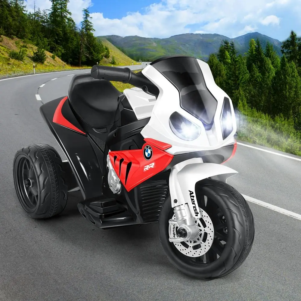 Alfordson Ride On Car Motorcycle Kids Toy BMW Licensed Red - Toys & Games
