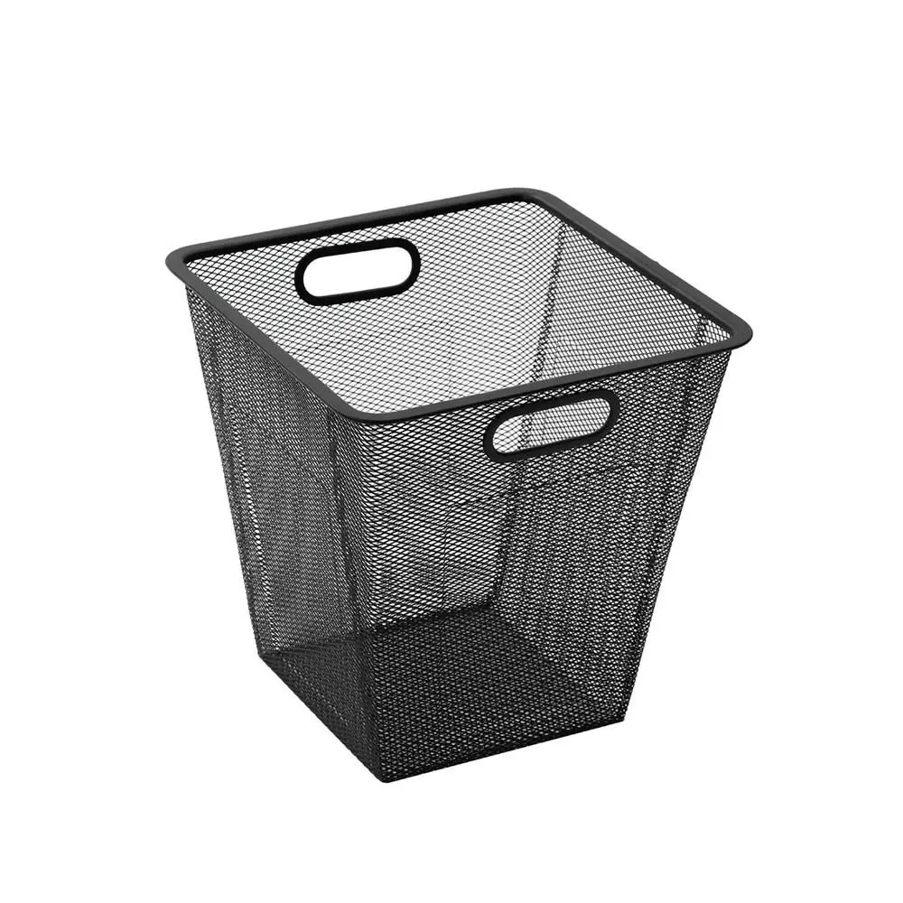 Boxsweden Mesh Storage Basket 28x28cm Home Organiser Container Case Holder BLK - Home & Garden