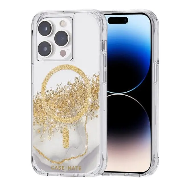 Case-Mate Karat Marble MagSafe Case (Suits iPhone 14 Pro)