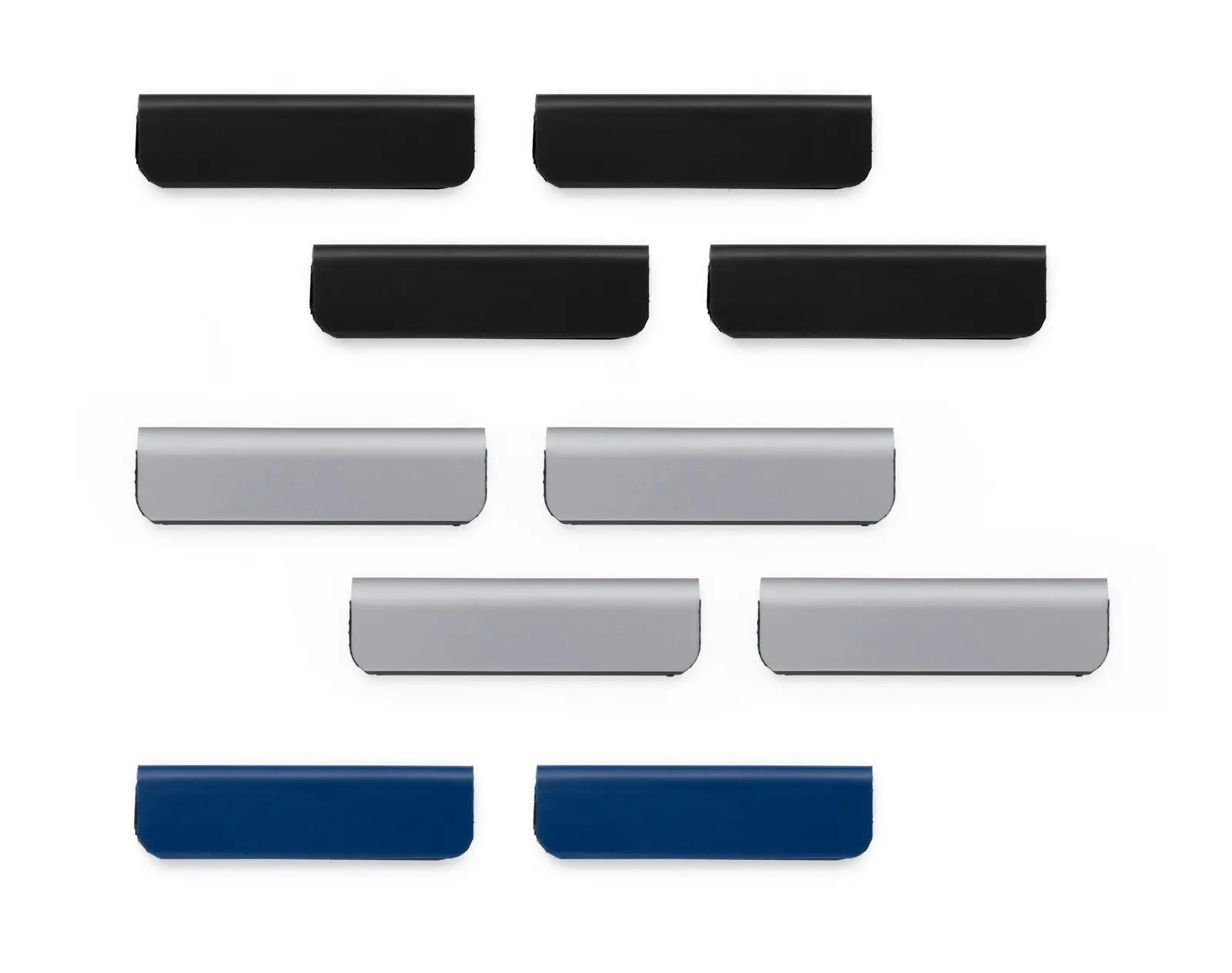 10PK Durable Durafix 6cm Magnetic Clip Document/Notes Stationery Holder Assorted - Office