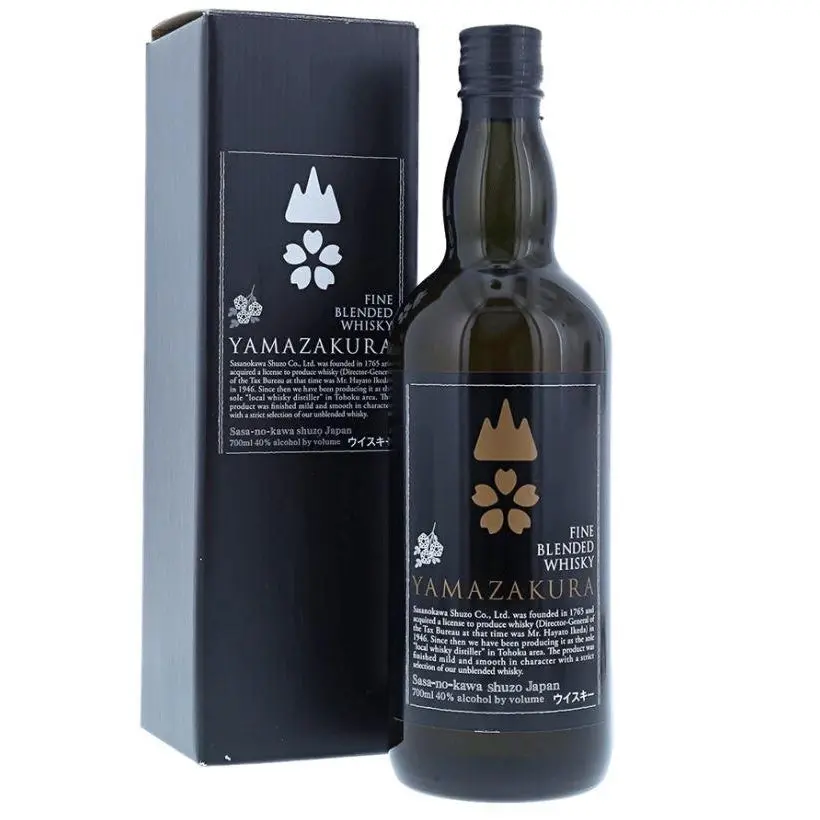 Yamazakura Black Label Japanese Whisky 700ml - Alcohol