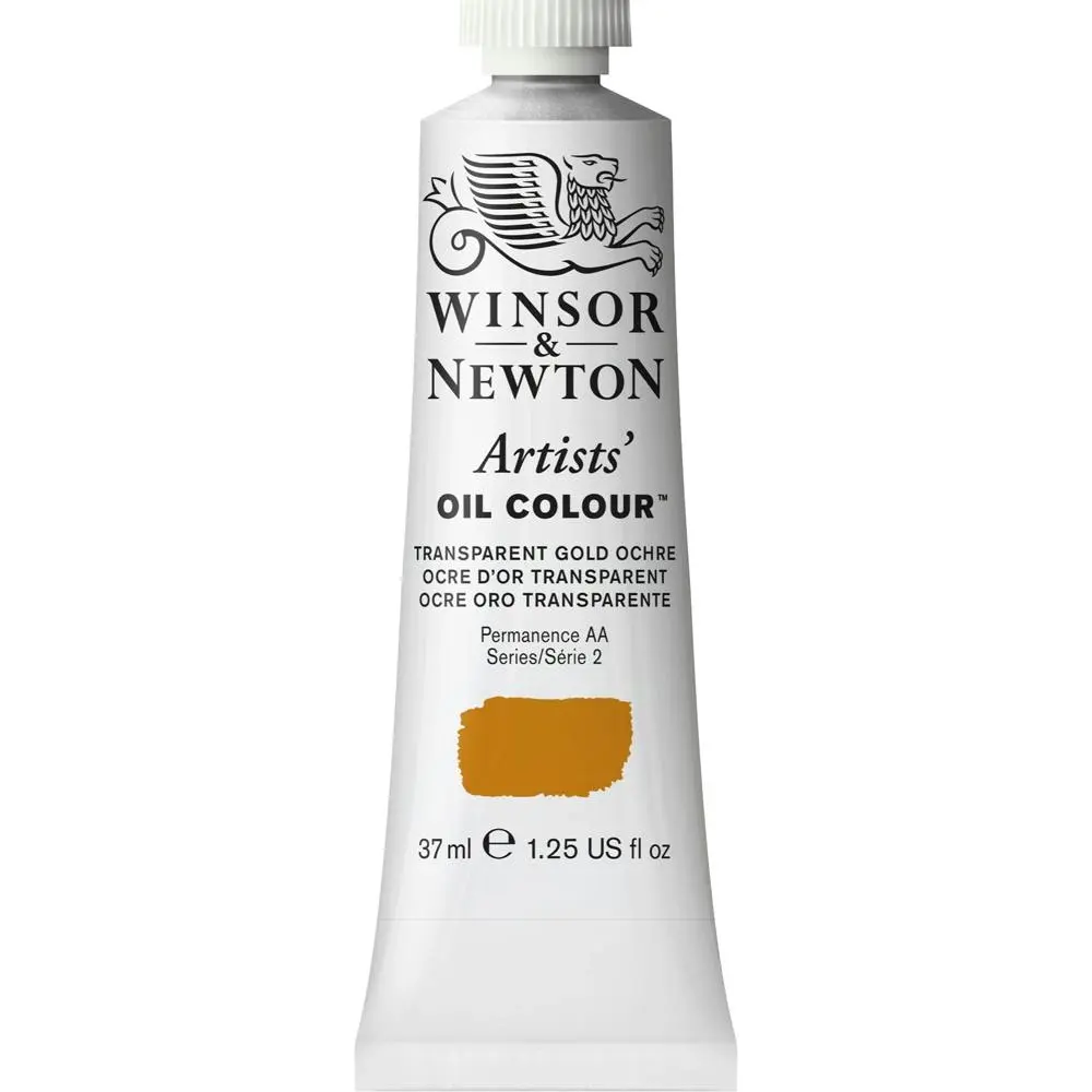 Winsor & Newton Artists Oil Colour 37ml Paint Tube Transparent Gold Ochre S2 - Hobbies