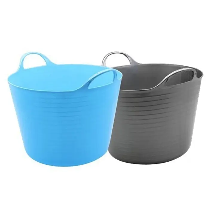 2x Boxsweden 42L Flexible Tub w/Handle Home Garden Water Storage Bucket Assort - Home & Garden