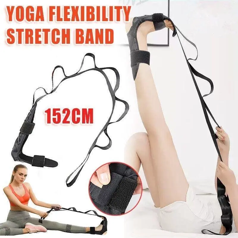 Yoga Flexibility Stretch Band Leg Fascia Stretcher Strap Ballet Gym Trainer - Sports & Outdoor