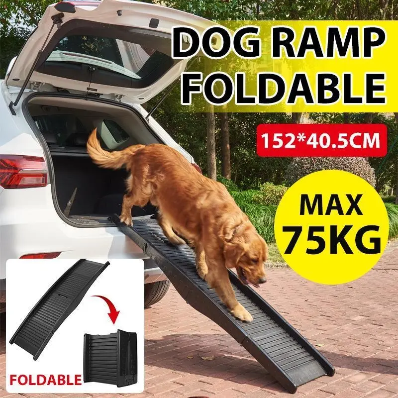 Dog Ramp Pet Car Suv Travel Stair Step Foldable Portable Lightweight Ladder - Pets