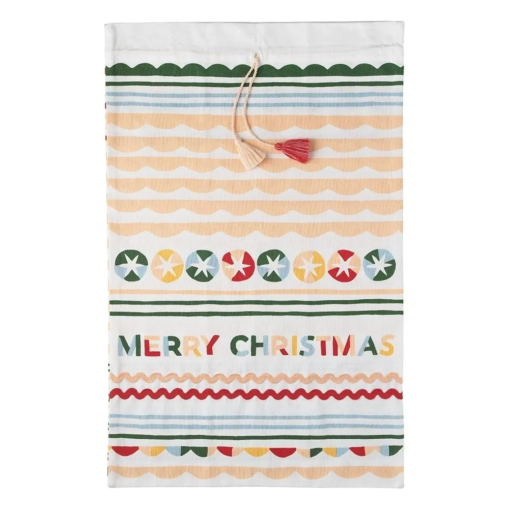 Ecology Spirit Santa Sack 50x80cm Cotton Kids/Children Christmas Gifts/Presents - Hobbies
