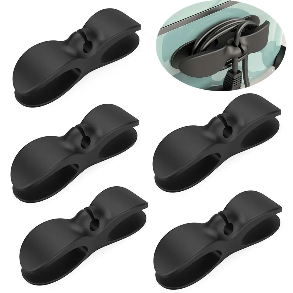 5Pcs Plug Retainer Kitchen Wire Organizer - Electronics