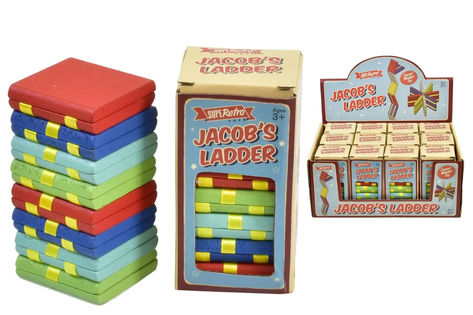 Retro Wooden Jacob's Ladder - Toys & Games