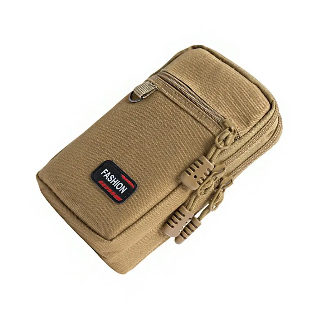 Double Layer Tactical Waist Bag Waterproof Oxford Fabric Phone Bag EDC Molle Bag - Electronics