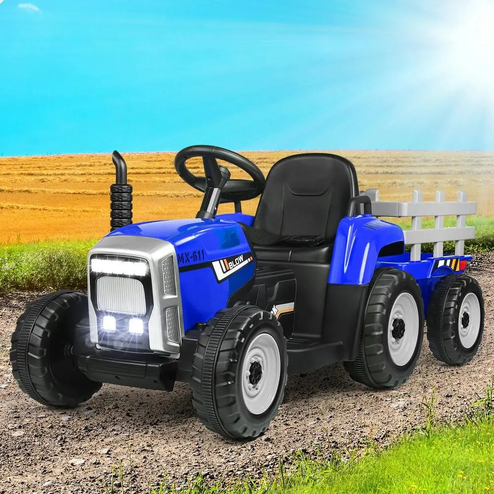 Alfordson Ride On Car Kids Tractor Toy Vehicle Child Toddlers Blue - Toys & Games