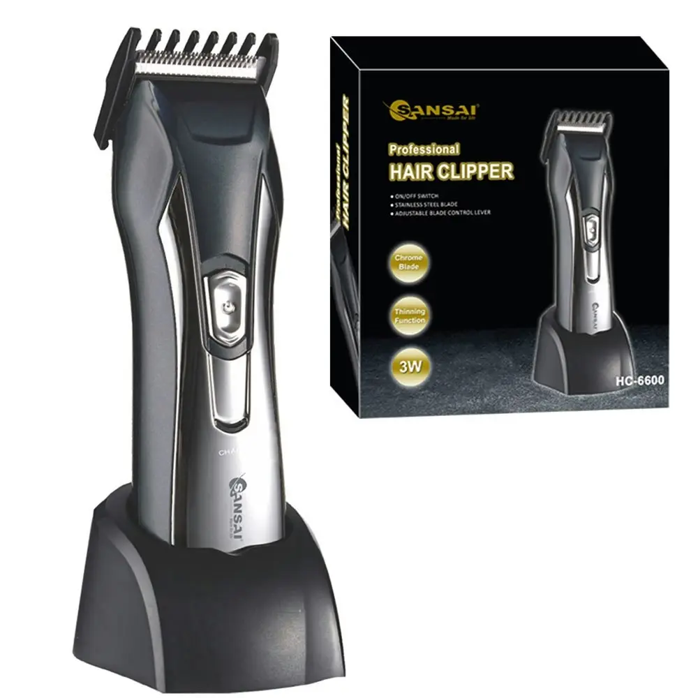 Sansai Professional Rechargeable Corded Cordless Beard Hair Clipper/Hair Trimmer - Beauty