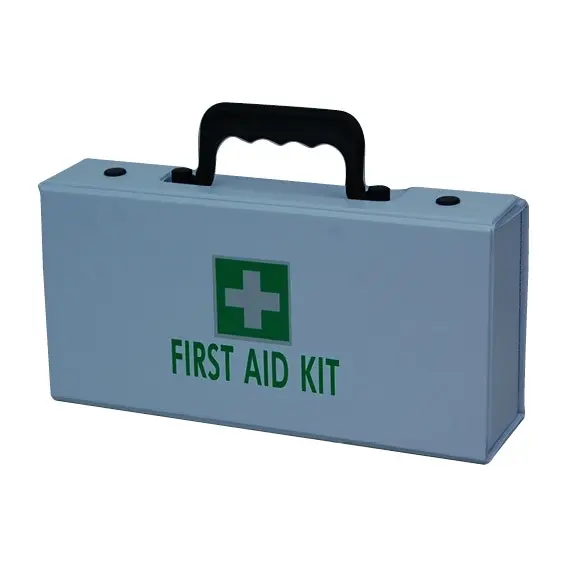 Unbranded First Aid Empty Polyvinyl Chloride (PVC) Case Medium 25.5 x 12 x 7 cm Reflective - Health