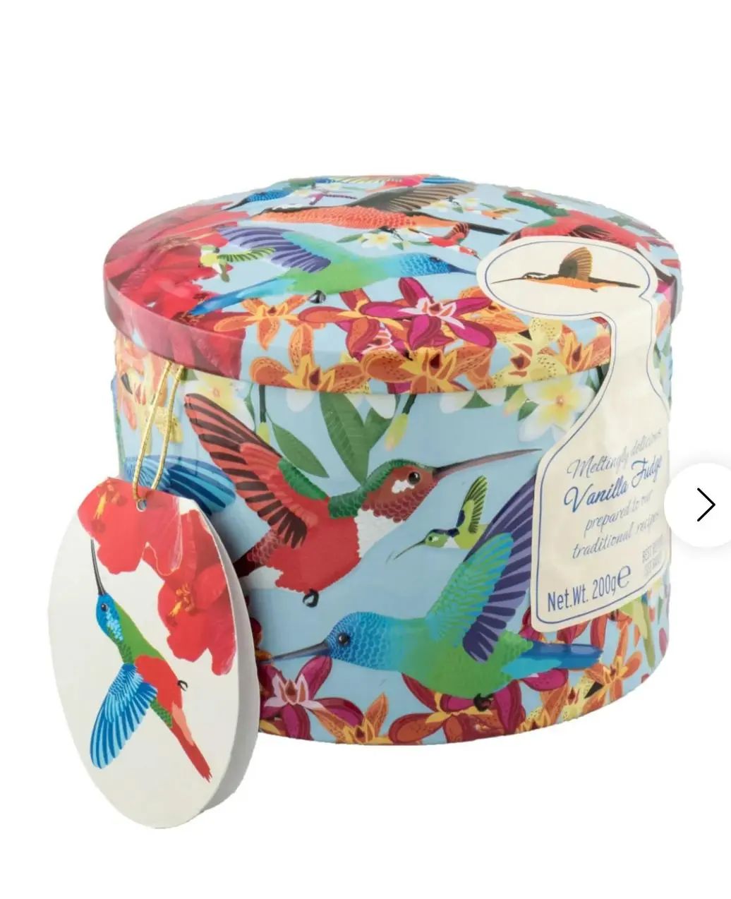 Gardiner's (Scotland) Hummingbird Tin Vanilla Fudge 200g - Groceries