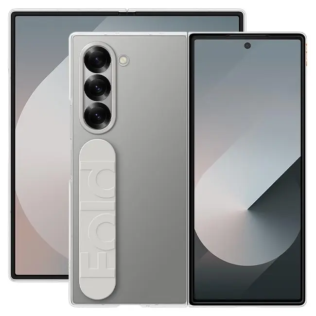 Samsung Clear Grip Case (Suits Galaxy Z Fold 6) - Transparent