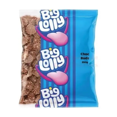 BIG LOLLY CHOC BUDS 850G - Groceries