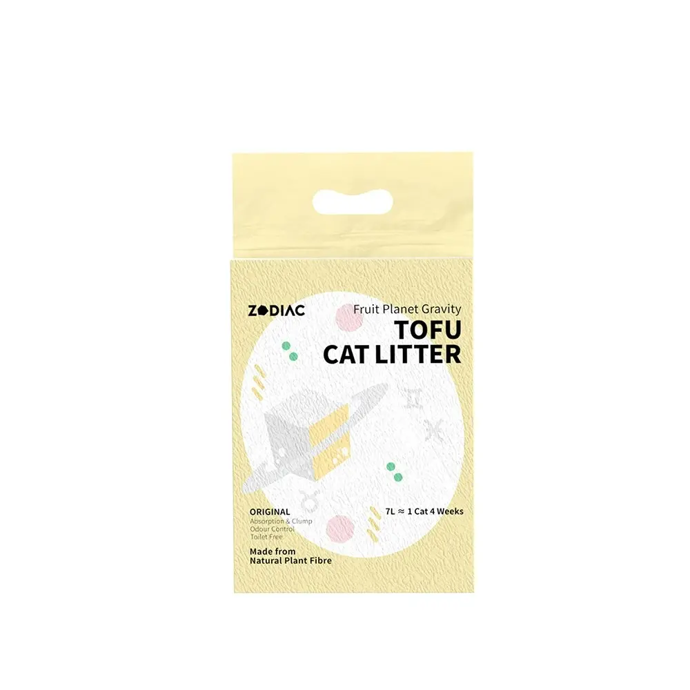 Zodiac 7L/2.5kg Fruity Tofu Soy Pulp Pet Cat Litter Absorbent/Clumping Original - Pets