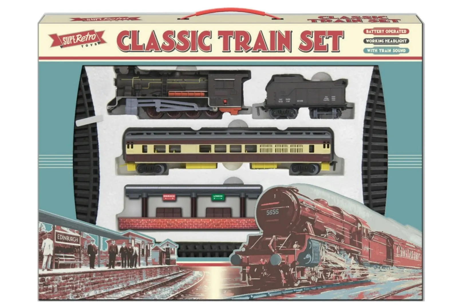 Retro Train Set - Toys & Games