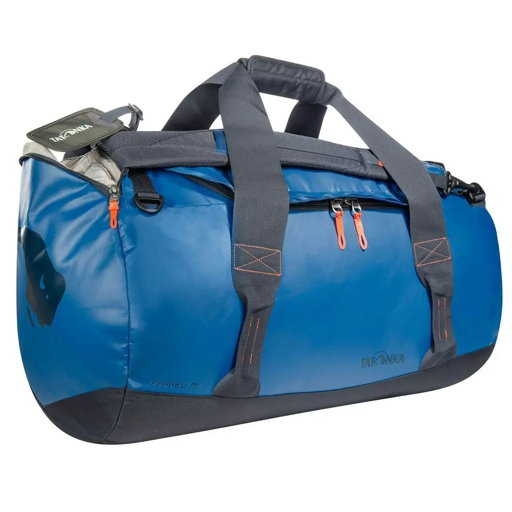 Tatonka 61cm Barrel Travel/Carry Bag Medium Blue 65L Flying/Overnight/Luggage - Fashion