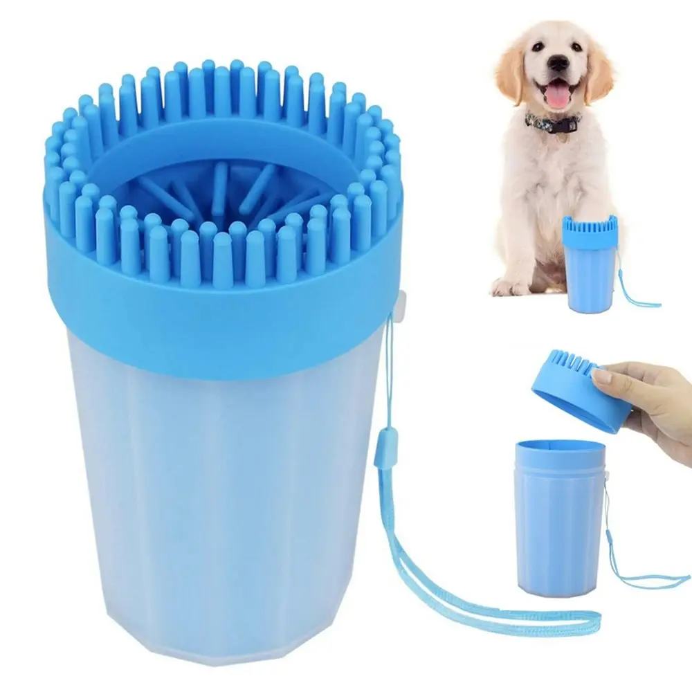 2 in 1 Dog Cleaner Dog Brush Dog Paw Cleaner Dog Grooming Dog Cleaning Dog Foot Washer for Dog Cat - Pets